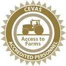 CEVAS Access to Farms accredited personnel